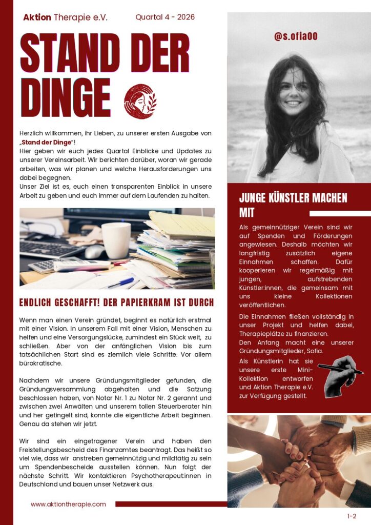 Titelseite der aktuellen Ausgabe „Stand der Dinge"